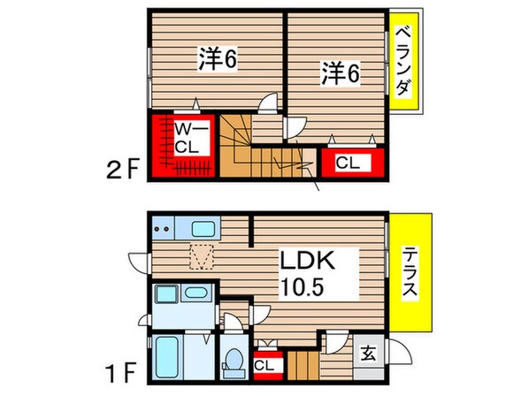 フィオレフジの物件間取画像